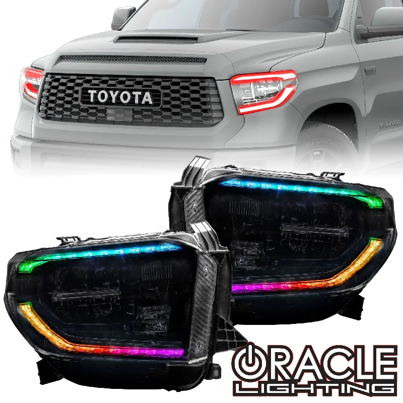 Wireless track lighting for easy installationORACLE Lighting 2018-2021 Toyota Tundra Dynamic ColorSHIFT Headlight DRL Upgrade Kit Wireless track lighting for easy installationORACLE Lighting 2018-2021 Toyota Tundra Dynamic ColorSHIFT Headlight DRL Upgrade Kit