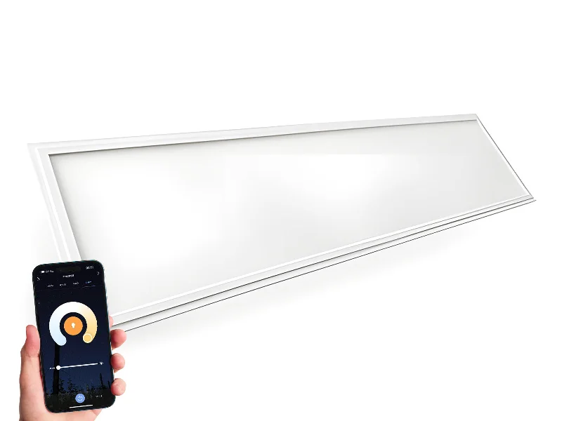 Track lighting with a decorative track designWiFi LED Paneel 30x120cm CCT 3000K - 6000K 50W 100lm/W Edge-lit