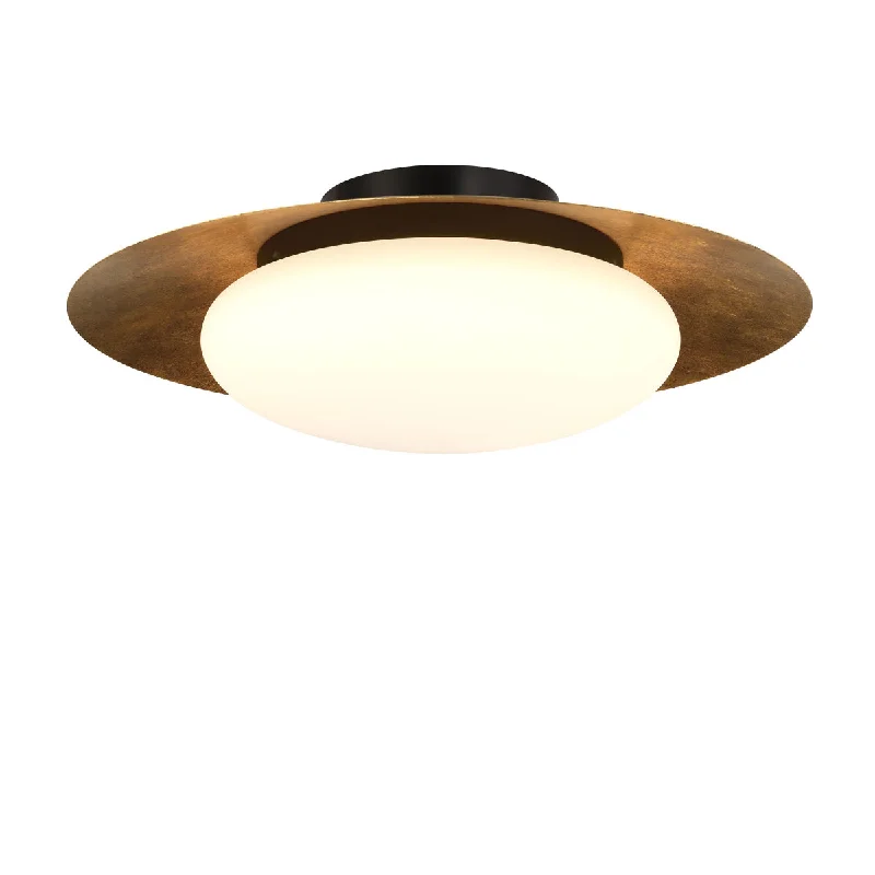 Explosion - Proof Industrial Lighting for Hazardous LocationsZinola 18" 1 Light LED Flush Mount Gold Finish Explosion - Proof Industrial Lighting for Hazardous LocationsZinola 18" 1 Light LED Flush Mount Gold Finish
