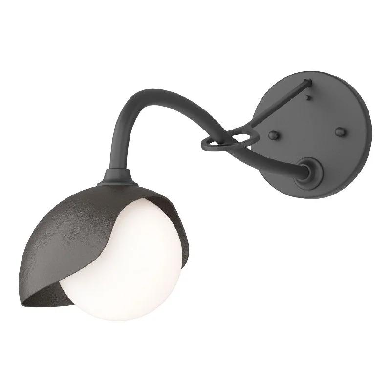 Industrial Lighting for Metal Fabrication ShopsBrooklyn One Light Wall Sconce