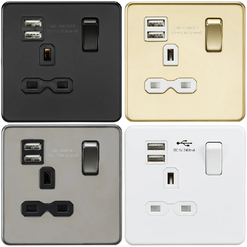 Track lighting for updating office lobbiesKnightsbridge Screwless 13A 1G switched socket with dual USB Charger 2.4A Track lighting for updating office lobbiesKnightsbridge Screwless 13A 1G switched socket with dual USB Charger 2.4A