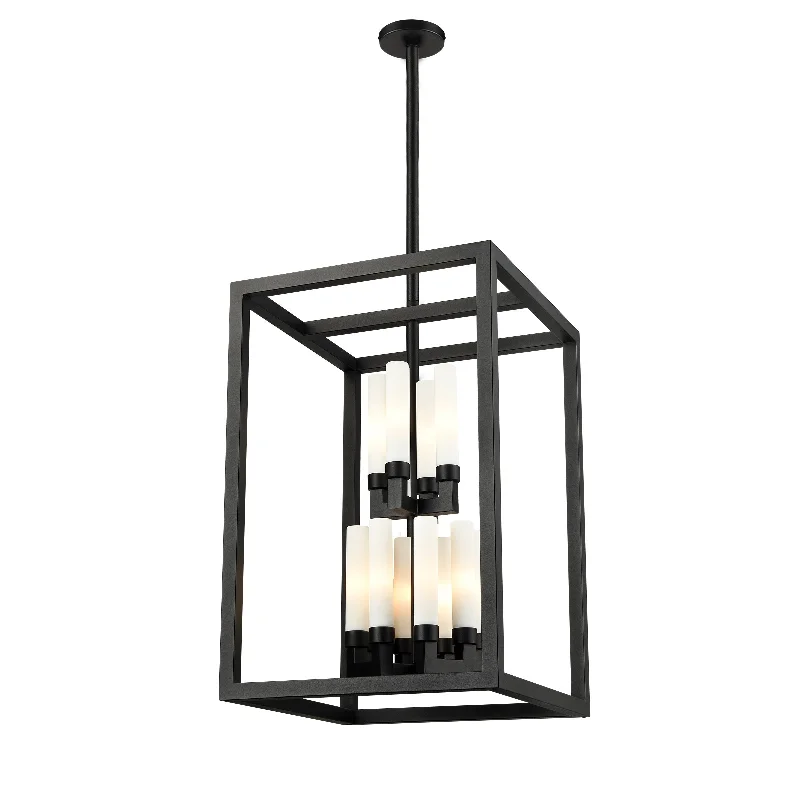 Rustic track lighting for farmhouse decorAjax 12-Light Outdoor Pendant