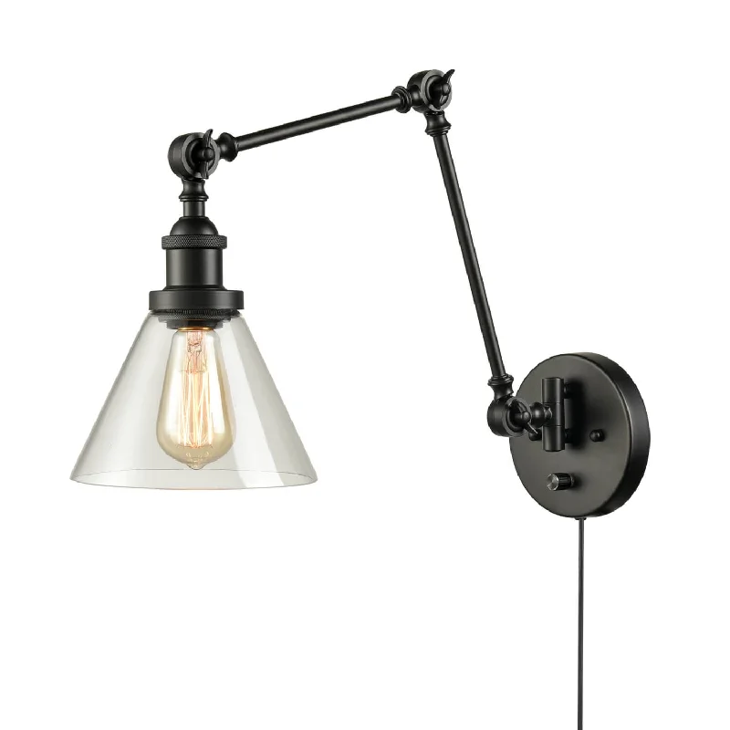 Color - Tunable Industrial Lighting for Special ApplicationsIndustrial Glass Sconces Plug In Wall Lights Swing Arm Wall Lamps