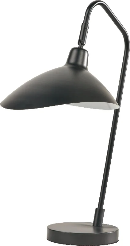 Industrial - style track lighting for loftsToulon Black Metal Task Table Lamp