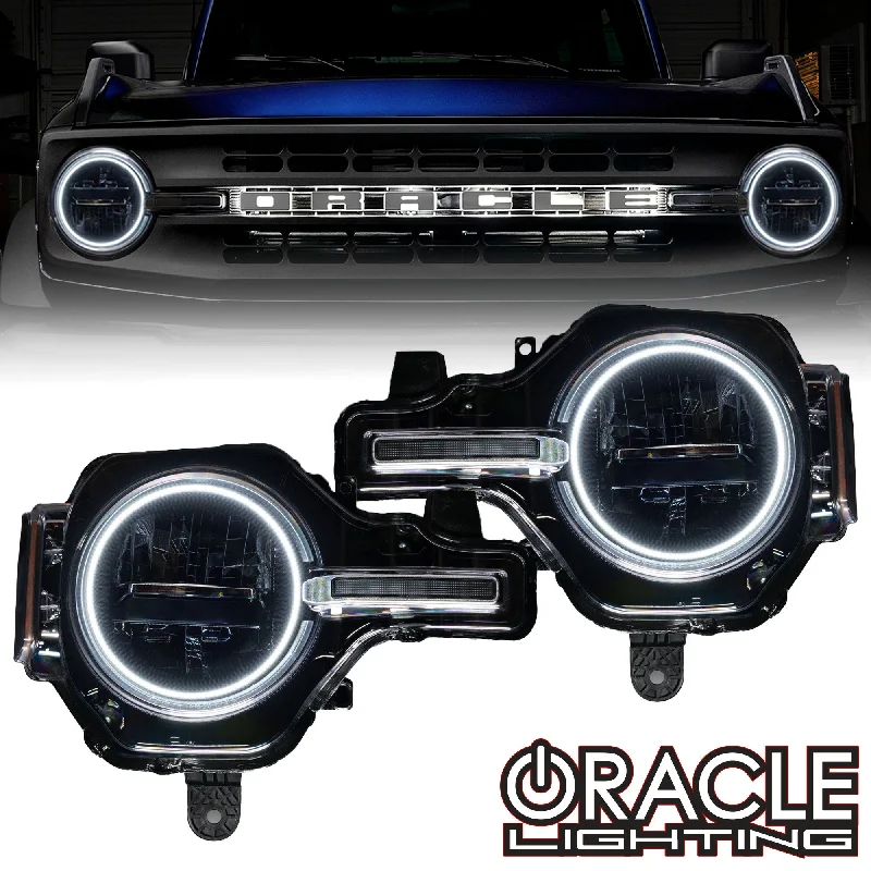 Track lighting for small apartmentsORACLE Lighting 2021-2024 Ford Bronco LED Headlight Halo Kit - Base Headlights Track lighting for small apartmentsORACLE Lighting 2021-2024 Ford Bronco LED Headlight Halo Kit - Base Headlights
