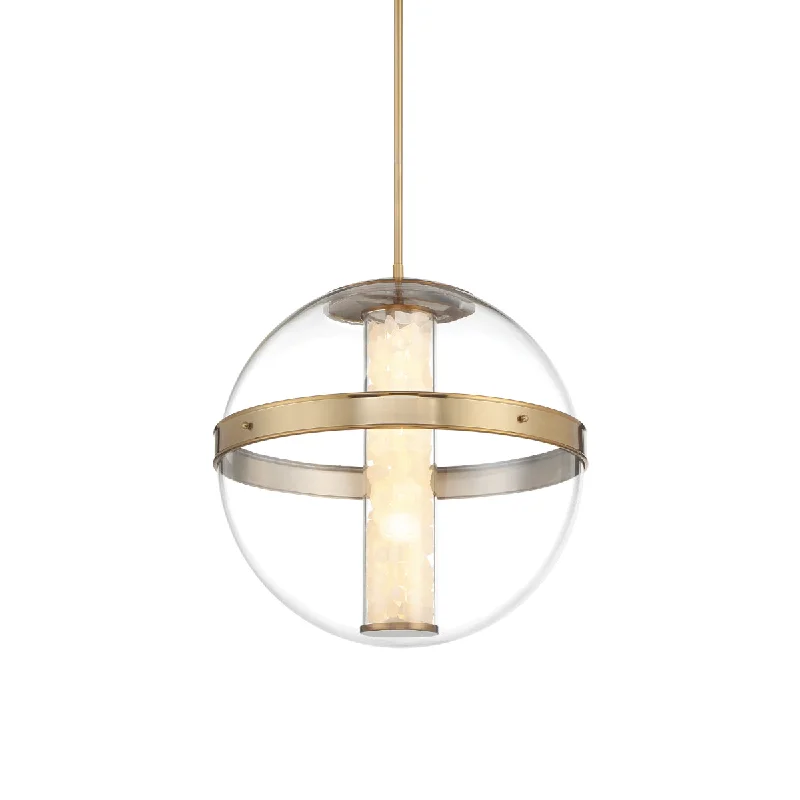 Industrial Lighting for Chemical PlantsDivinely 22" 1 Light LED Pendant Light Gold Finish Industrial Lighting for Chemical PlantsDivinely 22" 1 Light LED Pendant Light Gold Finish