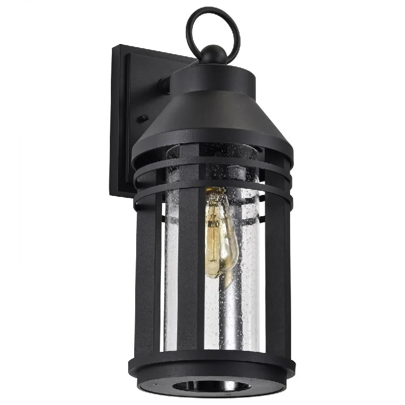 Industrial Pendant Lighting for Machine ShopsWilton 20" Outdoor Wall Light, Matte Black Finish