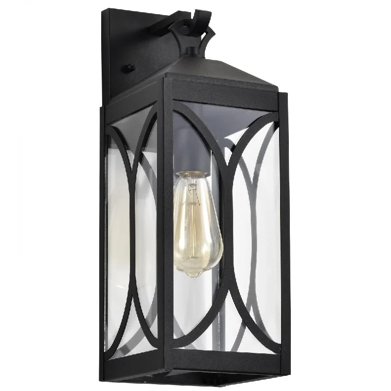 Industrial Emergency Lighting for Safety in FactoriesOaklyn 17" Outdoor Wall Light, Matte Black Finish