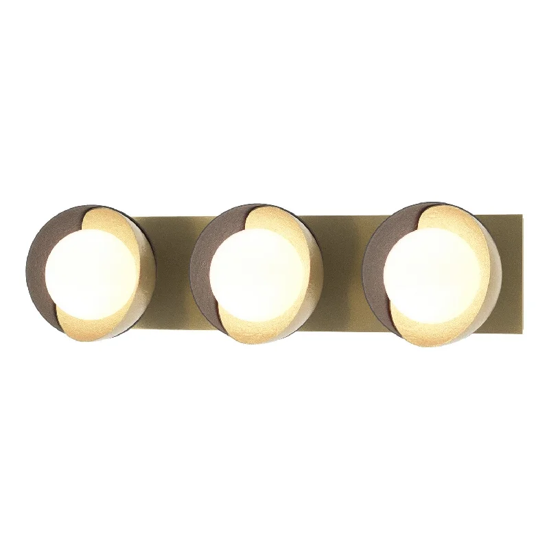 Low - Bay Industrial Lighting Fixtures for Small FactoriesBrooklyn Three Light Bath Sconce