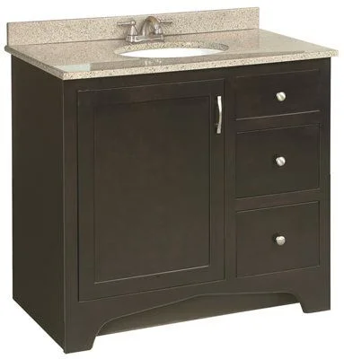 Modern track lighting with LED bulbsDesign House Ventura Bathroom Vanity Cabinet' Ready To Assemble' 1 Door' 2 Drawer' 1 False Drawer' Espresso' 36X33.5X21 In. Modern track lighting with LED bulbsDesign House Ventura Bathroom Vanity Cabinet' Ready To Assemble' 1 Door' 2 Drawer' 1 False Drawer' Espresso' 36X33.5X21 In.