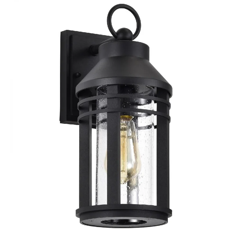 Corrosion - Resistant Industrial Lighting for Coastal FactoriesWilton 15" Outdoor Wall Light, Matte Black Finish