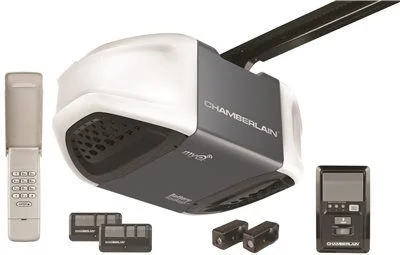 Track lighting for creating a focal pointChamberlain Garage Door Opener' 3/4 Hp Belt Drive' With Battery Backup Track lighting for creating a focal pointChamberlain Garage Door Opener' 3/4 Hp Belt Drive' With Battery Backup