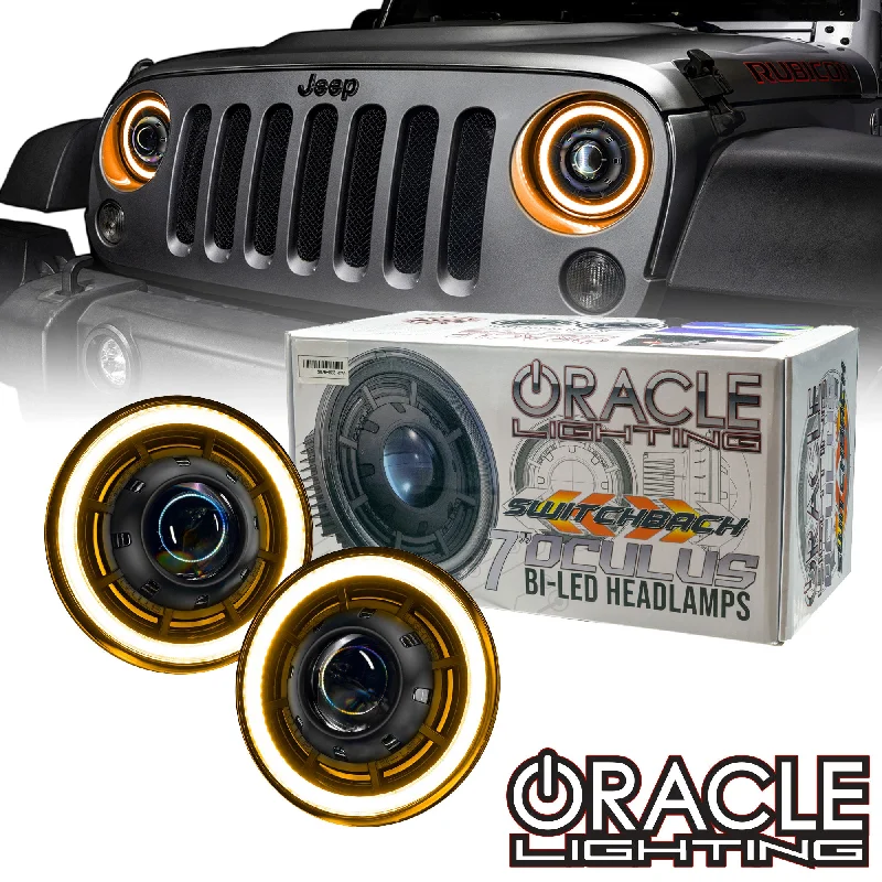 Track lighting for task lighting in workshopsORACLE Lighting Oculus™ 7" Switchback Bi-LED Projector Headlights for Jeep Wrangler JK Track lighting for task lighting in workshopsORACLE Lighting Oculus™ 7" Switchback Bi-LED Projector Headlights for Jeep Wrangler JK