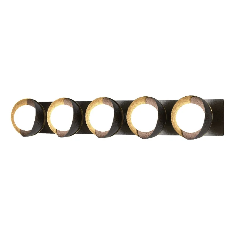 Adjustable Industrial Lighting for Flexible IlluminationBrooklyn Five Light Bath Sconce