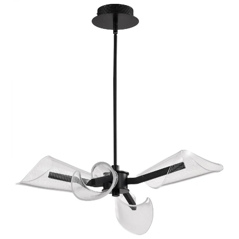 Durable Industrial Lighting for Harsh EnvironmentsSedona LED Chandelier, Matte Black Finish