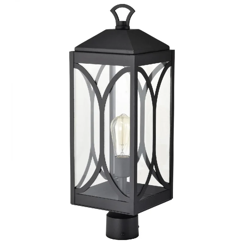 Industrial Lighting for Food Processing FactoriesOaklyn 23" Lamp Post, Matte Black Finish