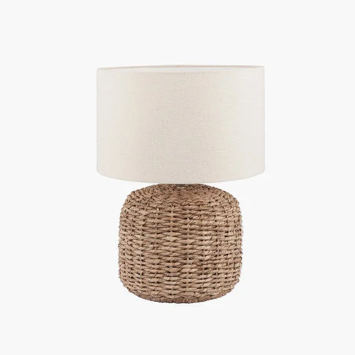 Modern track lighting with LED bulbsAcer Natural Woven Small Table Lamp