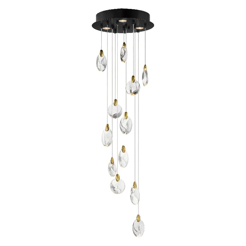 Track lighting for small apartmentsPebble 12-Light LED Pendant