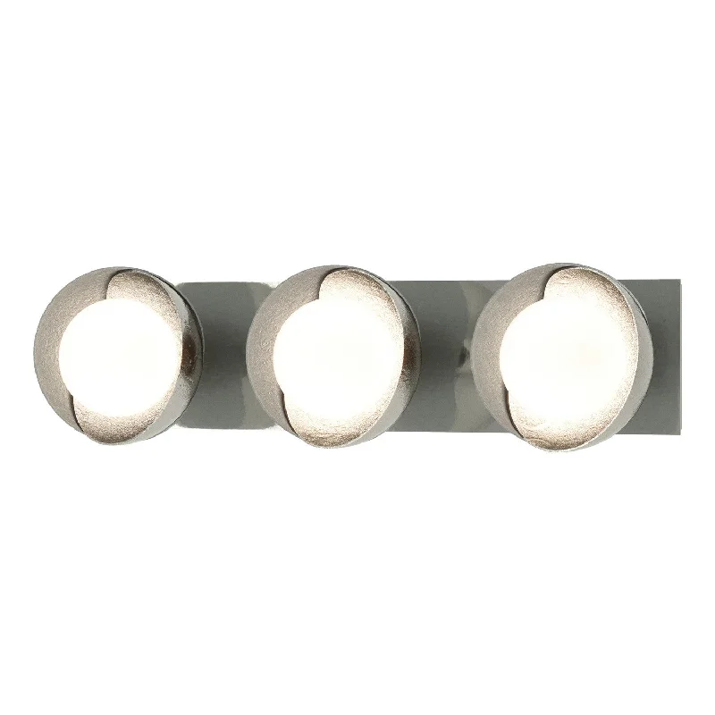 Industrial Lighting with High CRI (Color Rendering Index) for True Color PerceptionBrooklyn Three Light Bath Sconce
