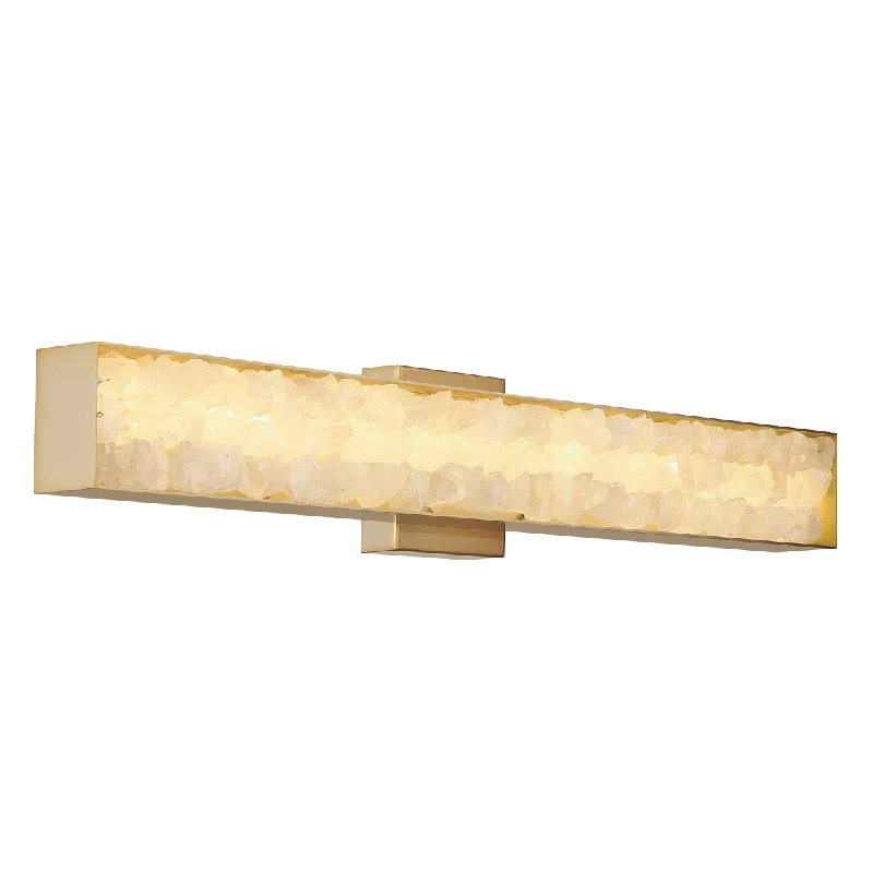 Dimmable Industrial Lighting for Ambiance ControlDivinely 32" 1 Light LED Wall Sconce Gold Finish Dimmable Industrial Lighting for Ambiance ControlDivinely 32" 1 Light LED Wall Sconce Gold Finish