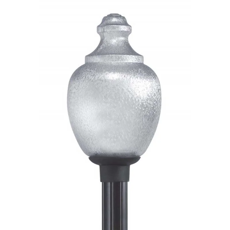 Track lighting with a brushed nickel finishWave Lighting 8017CL 20" Acorn Post Top