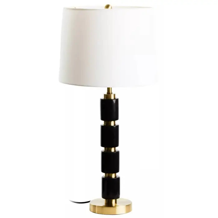 Track lighting for creating a moody atmosphereNorthwich Black And Gold Table Lamp