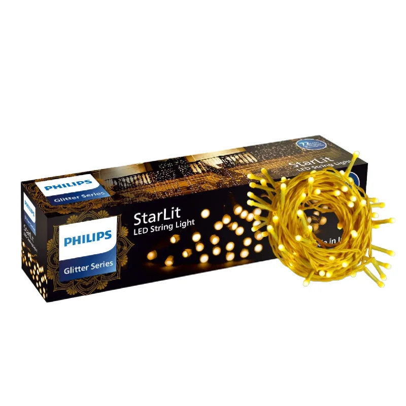 Track lighting with a sleek profilePhilips StarLit LED String light
