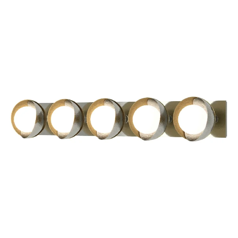 Industrial Lighting for Metal Fabrication ShopsBrooklyn Five Light Bath Sconce