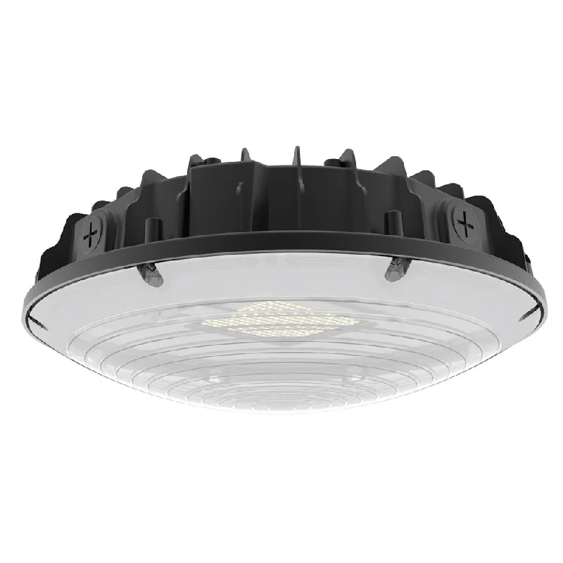 Track lighting with a sleek profileStonco Lighting Garage and Canopy Round DualSelect