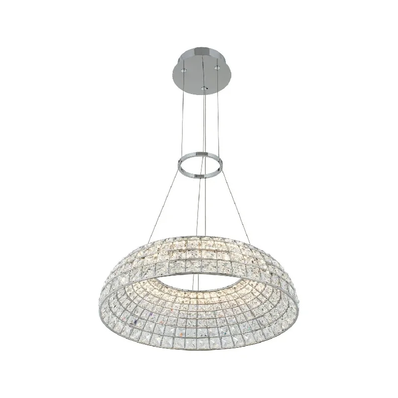 Track lighting with frosted glass shadesNuvole LED Pendant