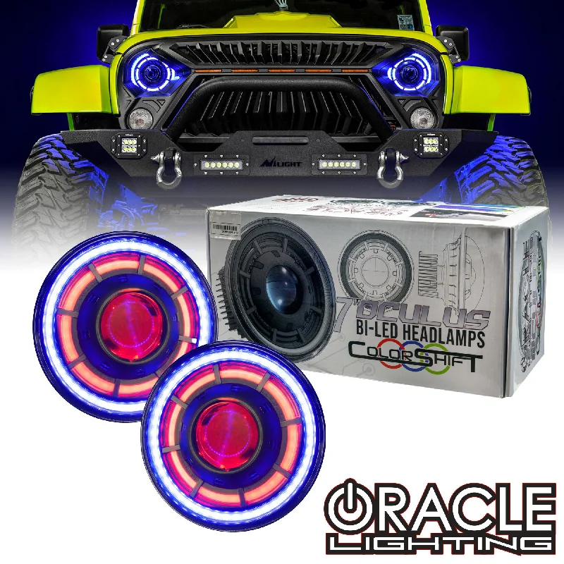 Track lighting with adjustable armsORACLE Lighting Oculus™ 7" ColorSHIFT Bi-LED Projector Headlights for Jeep Wrangler JK Track lighting with adjustable armsORACLE Lighting Oculus™ 7" ColorSHIFT Bi-LED Projector Headlights for Jeep Wrangler JK