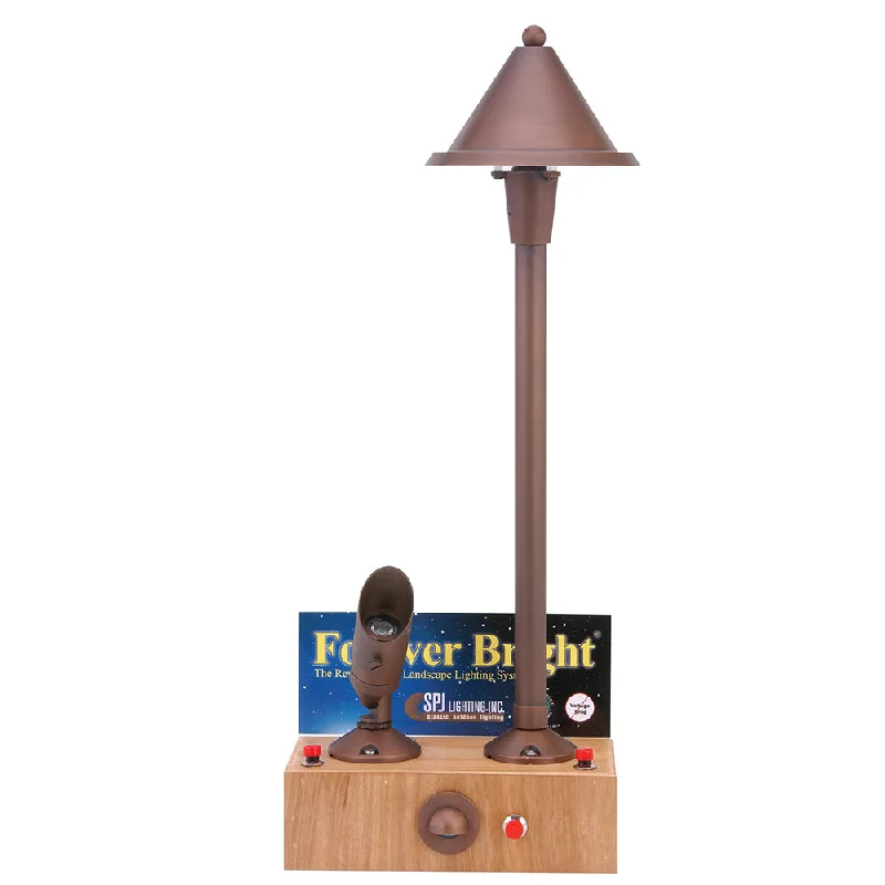 White track lighting for a clean lookSPJ Lighting FB-RB2 Forever Bright Table Top Display 3 Light White track lighting for a clean lookSPJ Lighting FB-RB2 Forever Bright Table Top Display 3 Light