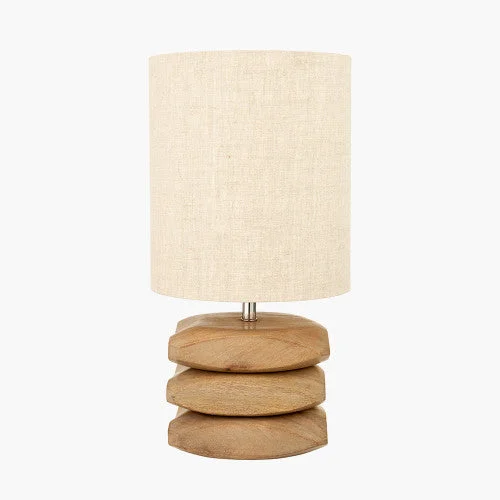 Industrial - style track lighting for loftsAmir Natural Mango Wood 3 Pebble Table Lamp Industrial - style track lighting for loftsAmir Natural Mango Wood 3 Pebble Table Lamp