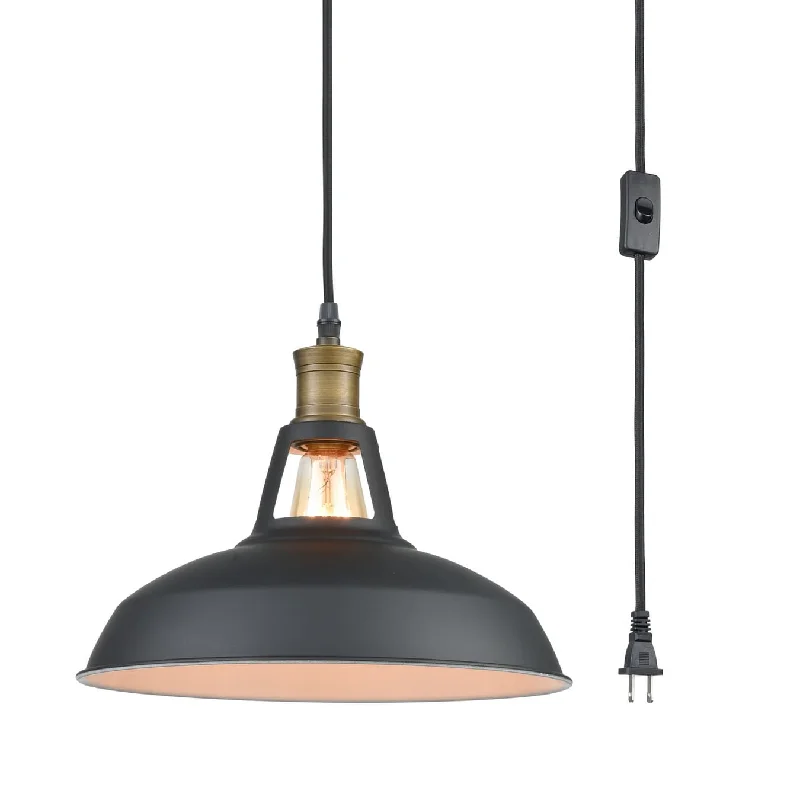 Industrial Task Lighting for Precision WorkstationsIndustrial Plug in Pendant Light with On/Off Switch