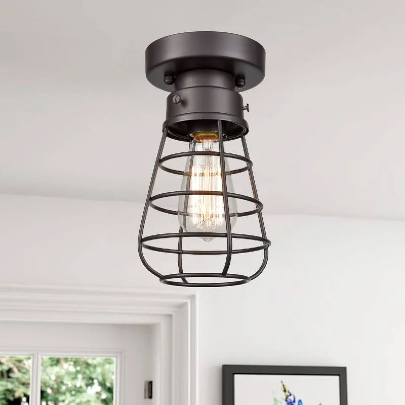 Industrial Lighting for Automotive Manufacturing PlantsRetro Industrial Ceiling Light Fixtures Loft Barn Cage