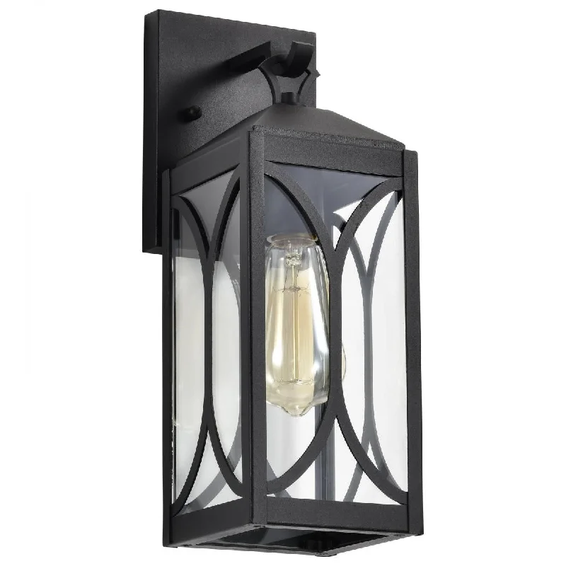 Industrial Emergency Lighting for Safety in FactoriesOaklyn Outdoor Wall Light, Matte Black Finish