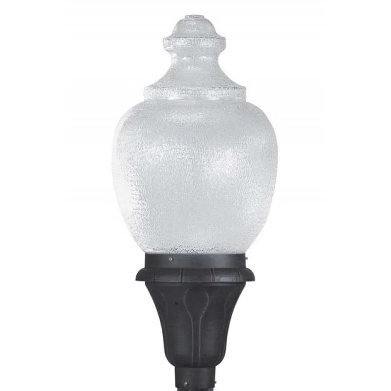 Track lighting with a decorative track designWave Lighting C84T Park Place Acorn Post Top