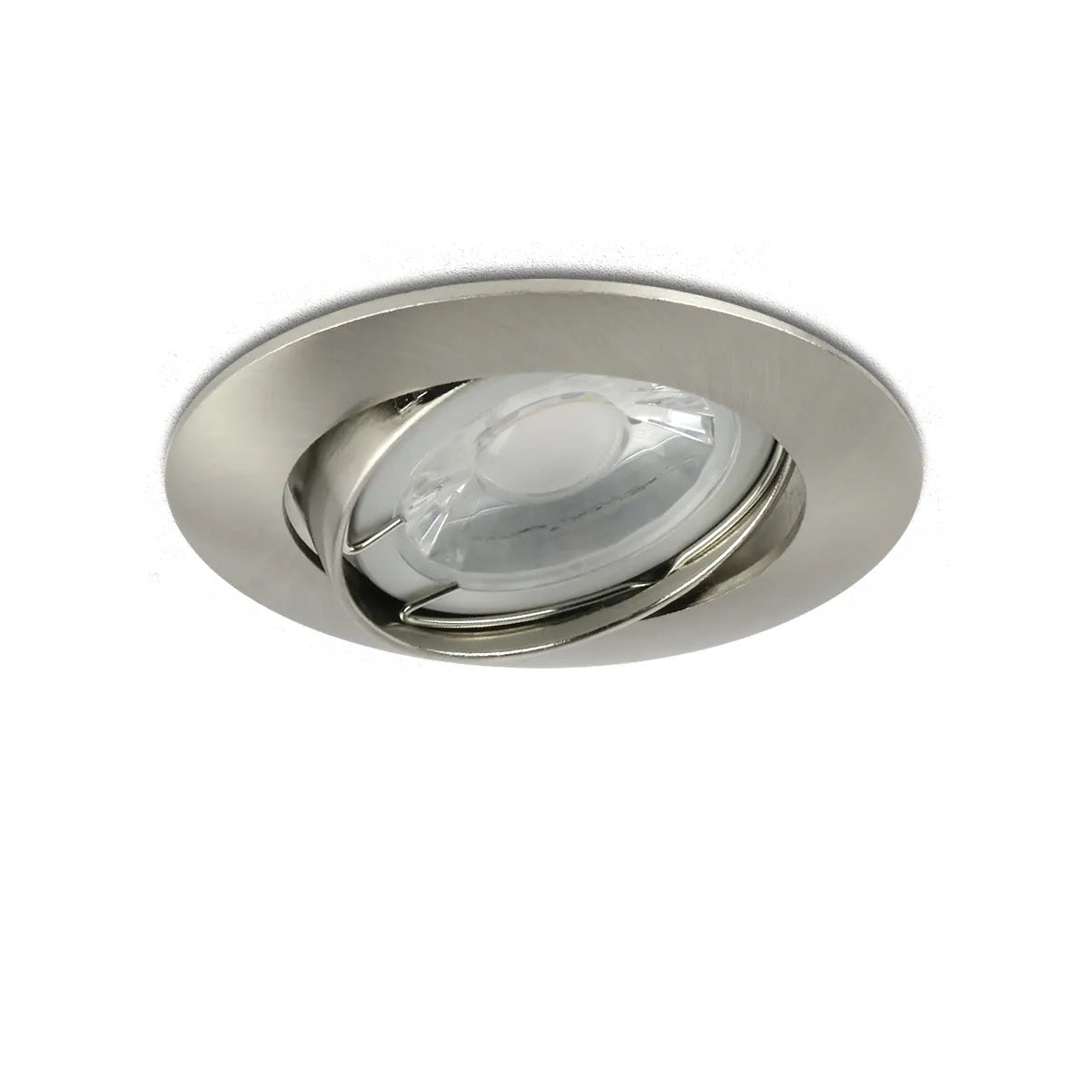 Track lighting with energy - star certificationLED Inbouw armatuur GU10 IP20 zilver ⌀84mm kantelbaar Track lighting with energy - star certificationLED Inbouw armatuur GU10 IP20 zilver ⌀84mm kantelbaar