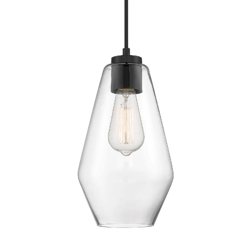 Industrial Lighting for Automotive Manufacturing PlantsClarity Pendant Light Black Finish