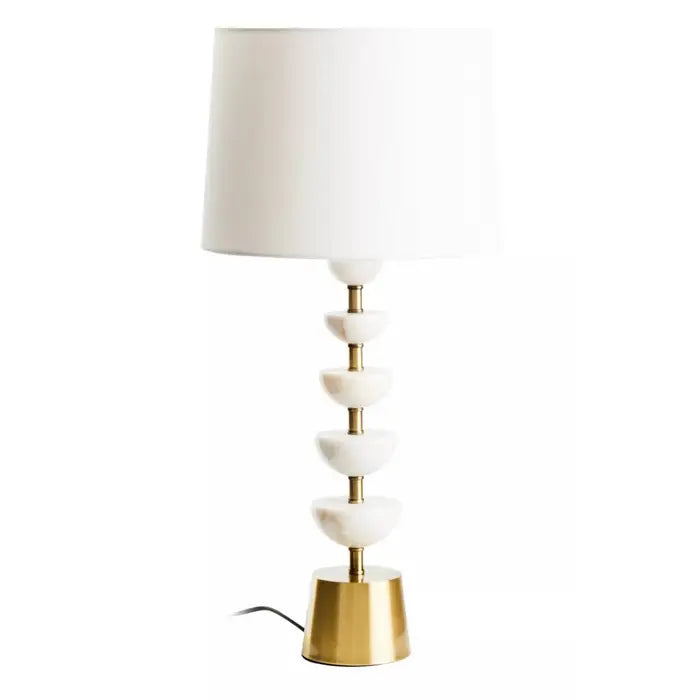 Track lighting with a minimalist track designOrmskirk White Table Lamp