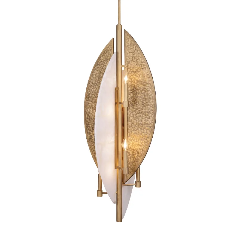 Industrial Lighting for Woodworking FactoriesSaint Martin 48" 8 Lights Pendant Light Gold Finish Industrial Lighting for Woodworking FactoriesSaint Martin 48" 8 Lights Pendant Light Gold Finish