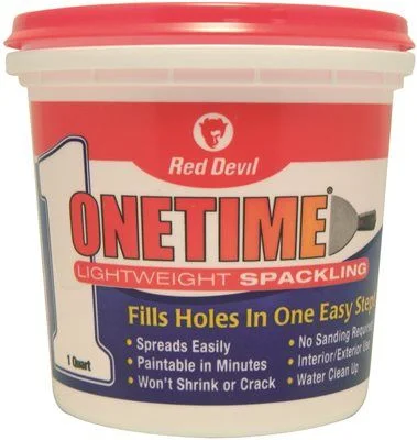 White track lighting for a clean lookOnetime Lightweight Spackling' 1/ Quart