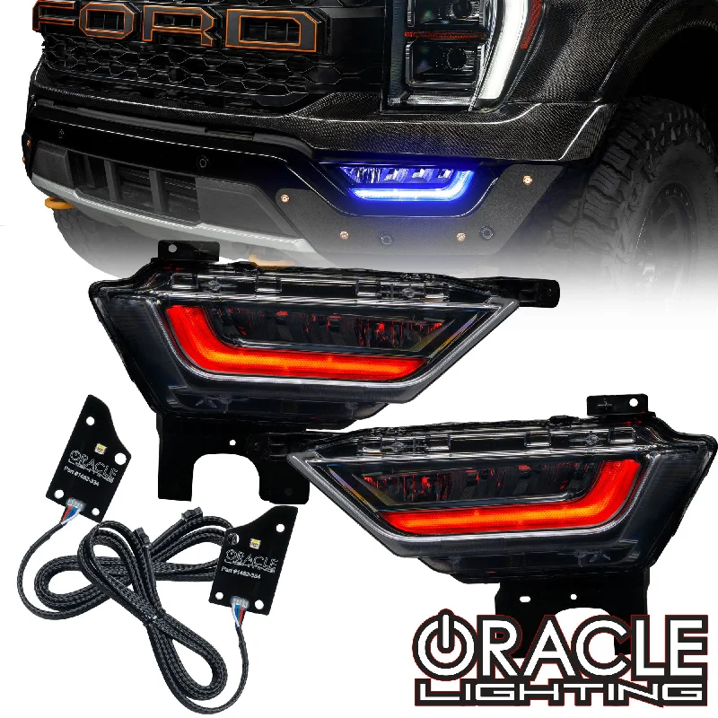 Wireless track lighting for easy installationORACLE Lighting 2021-2023 Ford F-150 ColorSHIFT RGB+W Fog Light DRL Upgrade Kit Wireless track lighting for easy installationORACLE Lighting 2021-2023 Ford F-150 ColorSHIFT RGB+W Fog Light DRL Upgrade Kit