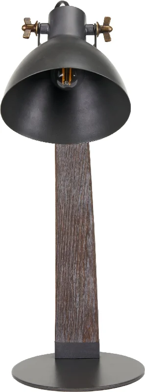 Track lighting for accentuating artworksTopsham Wood and Grey Metal Curved Table Task Lamp Track lighting for accentuating artworksTopsham Wood and Grey Metal Curved Table Task Lamp