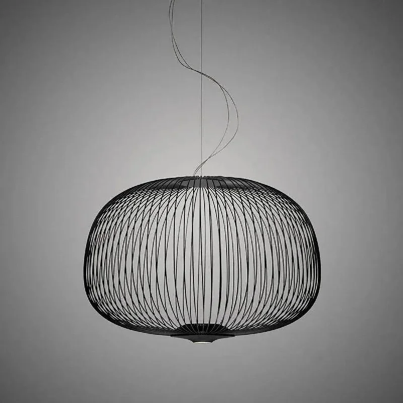 Contemporary track lighting in black finishSpokes 3 Pendant by Foscarini | OPEN BOX Contemporary track lighting in black finishSpokes 3 Pendant by Foscarini | OPEN BOX