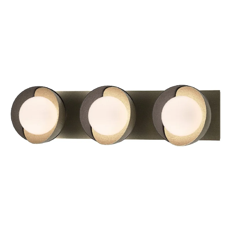 Shock - Resistant Industrial Lighting for Vibrating Machinery AreasBrooklyn Three Light Bath Sconce