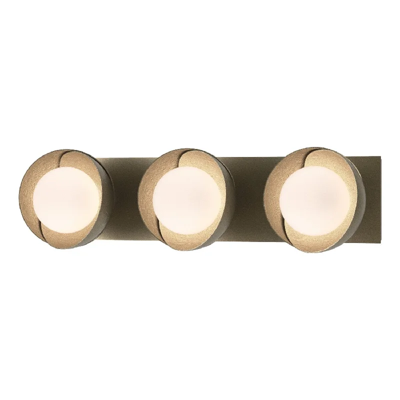 Low - Bay Industrial Lighting Fixtures for Small FactoriesBrooklyn Three Light Bath Sconce