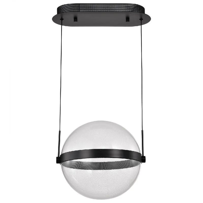 Industrial Lighting for Printing Press FacilitiesArvada LED Pendant Light, Matte Black Finish