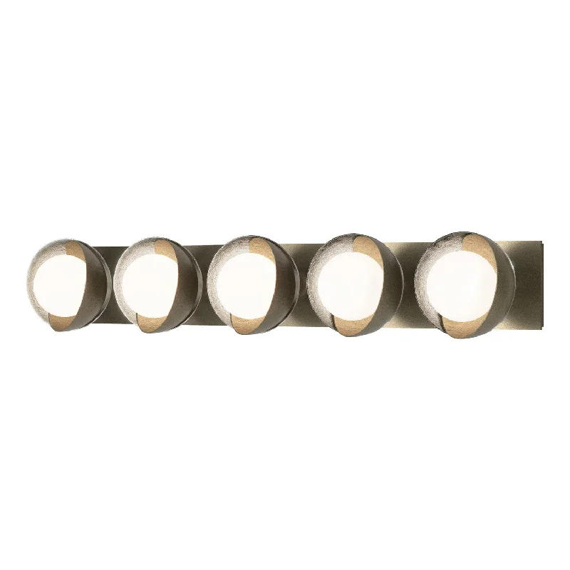 Shock - Resistant Industrial Lighting for Vibrating Machinery AreasBrooklyn Five Light Bath Sconce