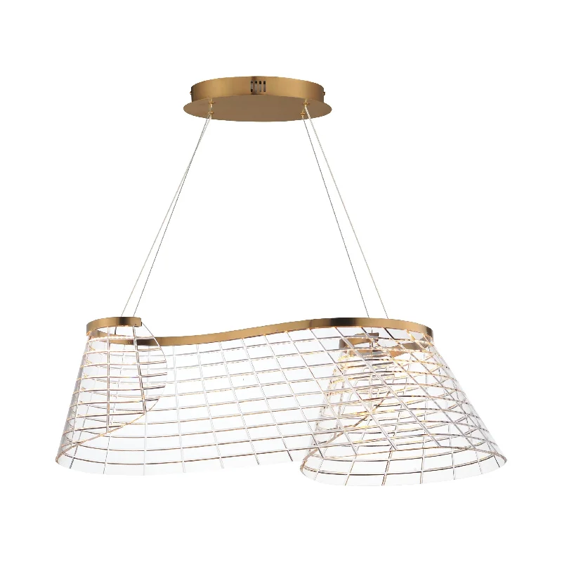 Track lighting with a sleek profileTartan 1-Light Linear LED Pendant